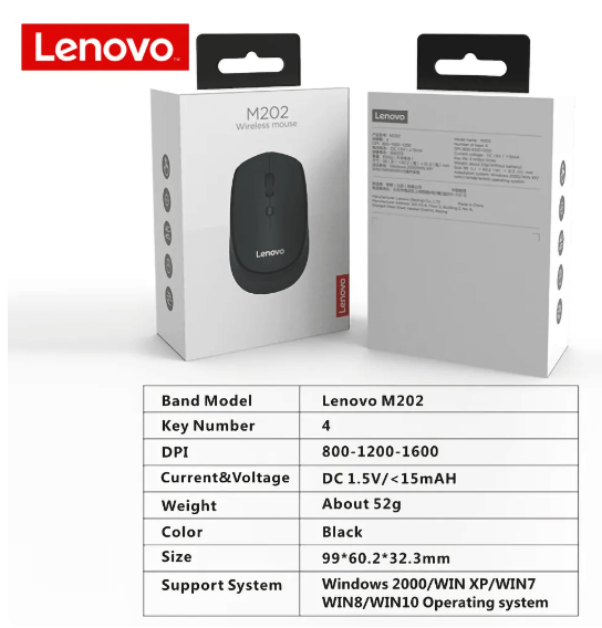 Lenovo M202 Wireless Mouse1