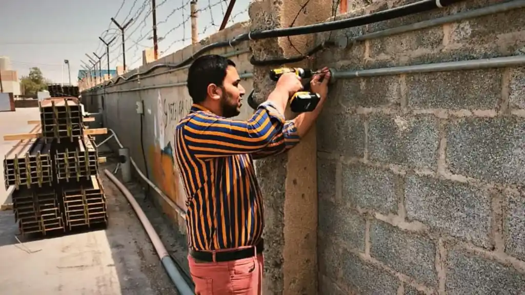 2 cctv cabling conduit installation oman